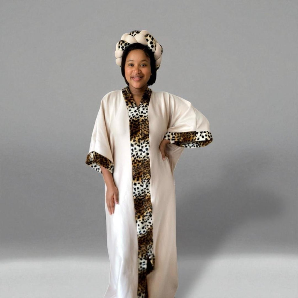 Mbalent’e Beige Bubu Dress