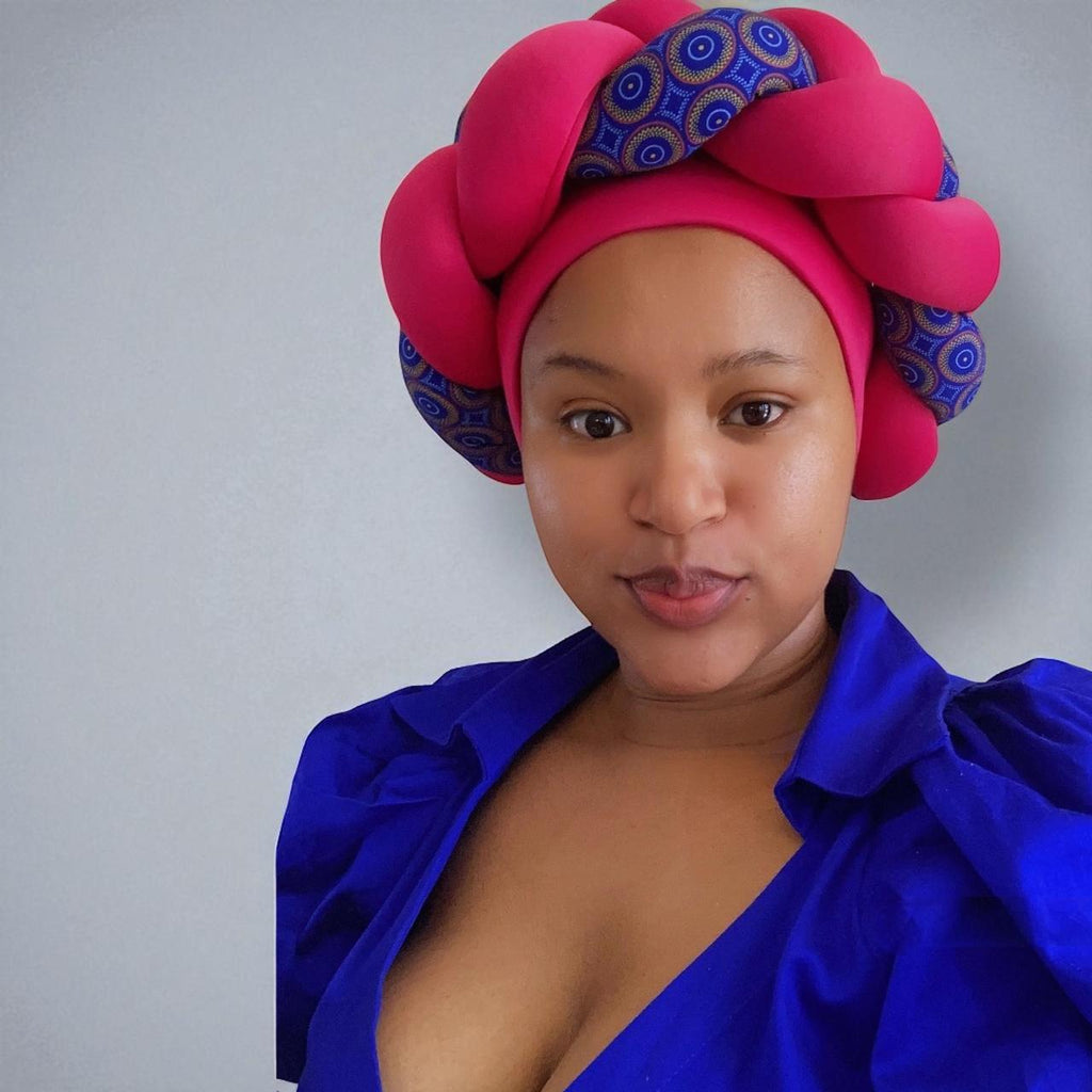 African Print Makoti 2-in-1 Set Crown